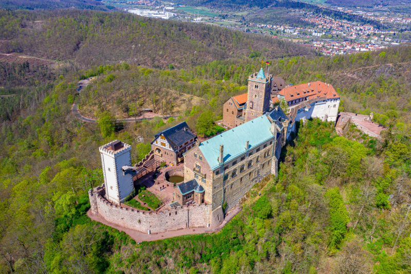Wartburg Luftbild