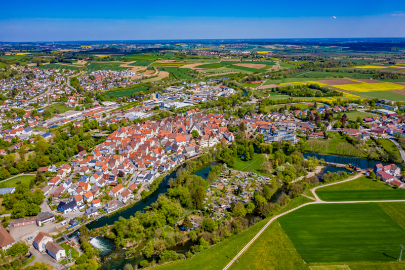 Munderkingen Luftbilder von Munderkingen Fotograf Munderkingen