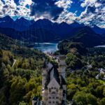 Luftbild Schloss Neuschwanstein