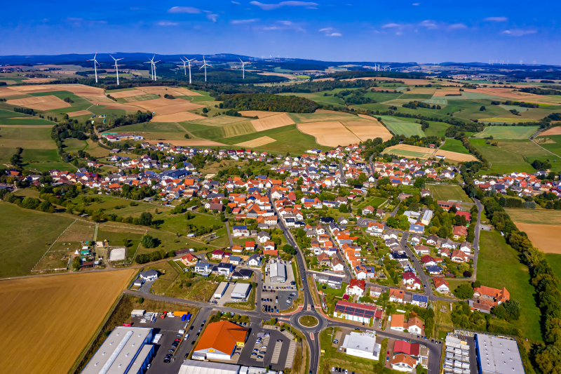 Kefenrod Hochauflösende Luftbilder von Kefenrod